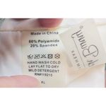 Beach Bunny High Neck Halter Bikini Top Swim Floral Topical Size XL Pink Photo 3