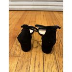 Nina  Eloise Ankle Strap Sandal True Black Suede Womens Size 9 EUC Photo 6
