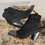 Stuart Weitzman Suede Crystal Studded Bootie Boots Size 6 Photo 6