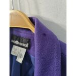 Sag Harbor  Vintage Women's Blazer Jacket Size 10 Purple 100% Wool Classic Retro Photo 8