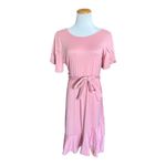 Womens Rep in J 220 Pink Blush Flutter Sleeve Jersey Knit Swing Dress Photo 1