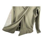 Lululemon  Knot A Problem Long Sleeve Tie Front Top Women Medium 8 10 Olive Green Photo 4