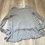 Free People  Top malibu thermal long sleeve womens Gray (medium) Photo 6