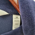 Victoria's Secret Vintage Country Jumpsuit Pajamas Medium Blue Velvet Cottagecore Photo 10