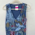 Fresh Produce  Midi Dress‎ Womens Medium Blue Floral Print Cotton Modal NEW Photo 2