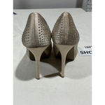 Woman’s Jennifer Lopez Bling Blush Peep Toe Platform Stiletto Heels 8 M Pink Photo 4