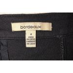 Bordeaux Skirt Size 4 Asymmetrical Gray Ruffle Stretch Raw Edges Back Zip Artsy Photo 1