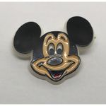 Disney Rare Vintage ‎ Pin Mickey Mouse Plastic Pinback Pins 80's Latch Clasp Face Photo 1