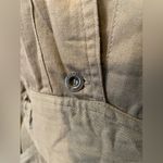 Foxy Lady Vintage 70s Green Military Utility Cargo Outdoor Khaki Maxi Dress Size 10 Photo 2