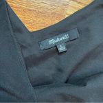 Madewell silk button down cami in black size 6 Photo 3