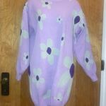 Daisy Street Lavender Light Purple  Floral Sweater Tunic Dress Size S/M Photo 0