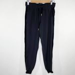 Lululemon On The Fly Black Velvet Trim Drawstring Jogger Pants Women's Size 2 Photo 5