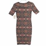 LuLaRoe  Julia Printed‎ Stretch Short Sleeve Dress Photo 1