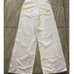 Madewell Pants Womens 26 White Superwide Leg High Waist Full Length Fair Trade Photo 2