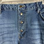 Time & Tru Womens High Rise Denim Button-Front Maxi Skirt Size 16 Photo 2