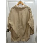 Wilfred Aritzia  Novella Oversized Belted Jacket Size Large Beige Linen Blend Photo 3