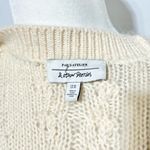 & Other Stories & Other Stories Cable Knit V-Neck Long Sleeve Wool Blend Cardigan Cream Size XS Photo 14