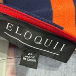 Eloquii NEW  Women's Plus A-Line Midi Dress Puff Sleeves Rainbow Stripes Size 22 Photo 6