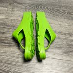 Birkenstock Birkis Lime Green Molded Sandal Walking Thong Sandals EU 38 US 7-8 Photo 3