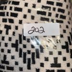 H&M  Black & White Diamonds Open Front 3/4 Sleeve‎ Wool Blend Oversized Cardigan Photo 7