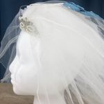 Marionat VINTAGE 80's (25") White Faux Pearl Seed Beaded Multi Photo 4