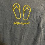 Life is Good  flip flop t shirt size large Photo 4