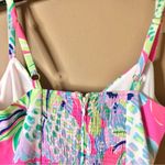 Lilly Pulitzer Lilly Pulitzer Scarlet Stretch Dress Raise the Bar Pink Blue Size 0 Photo 7