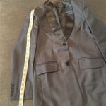 Women’s Dark Gray Slim Fit 3 Piece Formal Tuxedo Suit Shawl Lapel Size 6 NWOT Photo 4