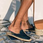 Soludos  Denim Espadrille Mules Size 6 Photo 2