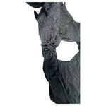 Jantzen Vintage 90s One Piece Monokini Bathing Suit Black Embellished Size 10 Photo 4