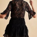 Free People  Reversible Lala Lace Mini Dress Black Size XS NWT MSRP $128 Photo 2