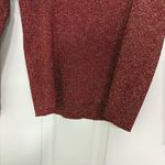 Mango MNG Red/Orange Shimmer Top Size 2XL Photo 3