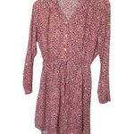 Anthropologie TYLHO by Cheetah Print Longsleeve Shirt Dress Size Small Photo 0