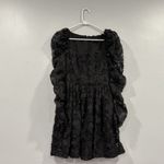 Black Halo Alister Textured Corset Mini Dress Size 2 Photo 1