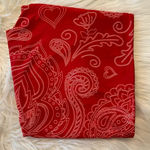 LuLaRoe New! Women’s  red paisley Valentine’s leggings TC Photo 0