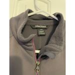 Marmot Womens Full-Zip Gray Jacket With Pink Accents Size L Fleece Lined Nylon/P Photo 2