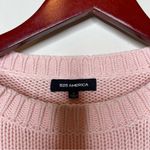 525 America  Cotton Knit Blush Pink “Golden” Sweater sz S Photo 2