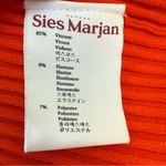 Sies Marjan  Orange Sweater Dress Size Small Bodycon EUC‎ Photo 7