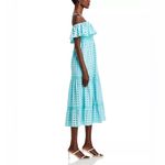 T Tahari T-Tahari Eyelet Maxi Dress in Blue Haze, Size XS, NEW Photo 8