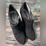 Coach And Four Boots Womens 10 High Heels‎ Ankle Booties Black Fabric Photo 3