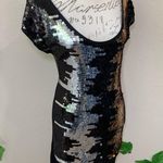 BCBG Maxazria Sequin Gold Silver Dress 🍀 Photo 0