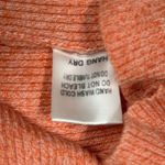 Miou Muse Dress Womens Large Orange Ribbed Cutout Mini Bodycon Sexy Clubwear Photo 6