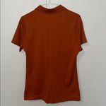 Nike  Golf Dri-Fit Victory Pique Polo Shirt Women’s Large L Orange Photo 2