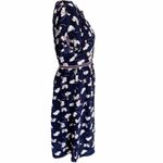 Few Moda Revolve NWT Floral Belted Knee-Length Dress Blue Size S Photo 3