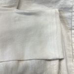 Old Navy Women's  White Cropped Pants Linen Blend Size Med EUC #7447 Photo 4