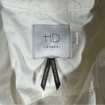 Anthropologie  HD In Paris White Floral‎ Lace Poplin Swing Dress Photo 3