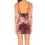 Free People  Viper Velvet Sheath Dress Lace Mini Dress In Raspberry M Photo 1