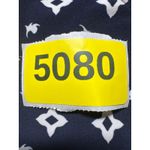 Lauren Ralph Lauren Petite Navy White Geometric Print V Neck 3/4 Sleeve Tunic PL Blue Size undefined Photo 9