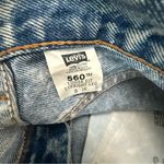 Levi's Vintage 560 Cut-Off Shorts Loose Fit Size 9 JR Acid Wash Photo 3