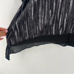 Apt. 9  Abstract Print 3/4 Sleeve Shark Bite Hem Cowl‎ Neck Sweater Photo 5